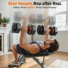 S0d59276d425f41aa915a8a567c272d69f Adjustable 2-110lbs Dumbbell Set with Anti-Slip Grip and Storage Box