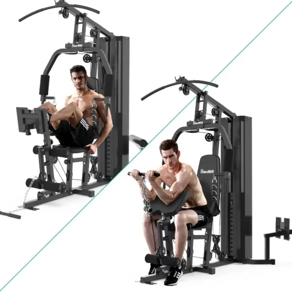 Multifunctional Home Gym Workout Station for Strength Training