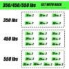 Rubber Hex Dumbbell Set with Rack for Home Strength Training
